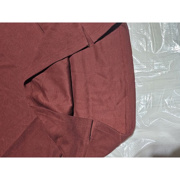 Men’s Harley Davidson 1/4-Zip Logo Red Knit Pullover Sweatshirt Size LARGE - Picture 9 of 10